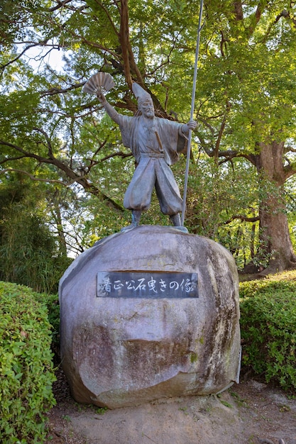 Nagoya, Japan May - 25, 2019: Nagoya castle in Japan old landmark structure is listed as a Special Historic Site