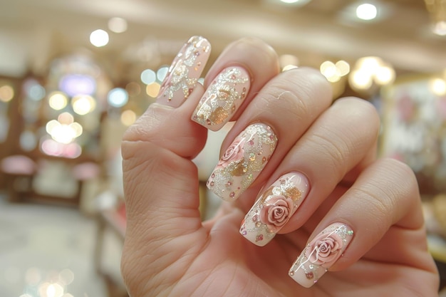 Nails that evoke timeless charm