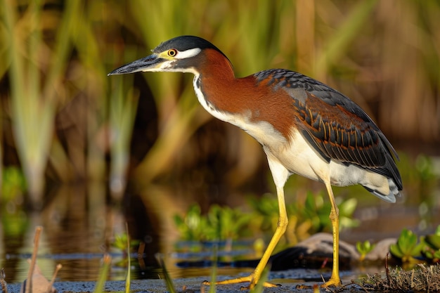 Nankeen Night Heron in Dalyellup Western Australia spring