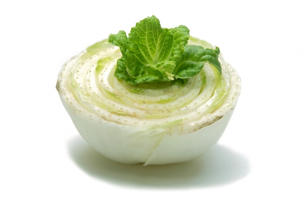 NAPA Cabbage is a type of Chinese Cabbage, isolated.