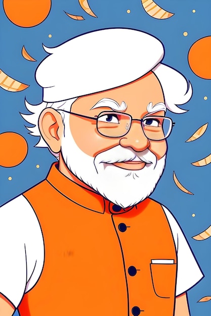 Narendra Modi ji Cartoon Version cartoon of Narendra Modi ji