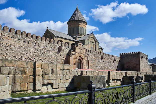 Photo narikala castle in tbilisi georgia