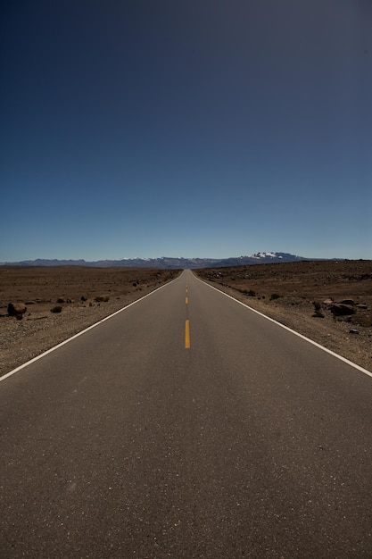 National asphalt road in latin america