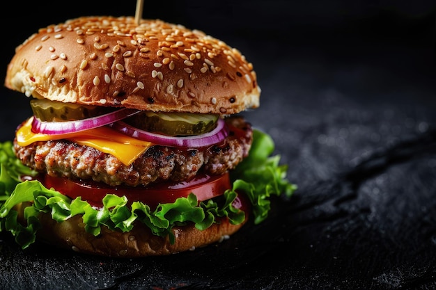 National Cheeseburger Day with Fresh and Tasty Delicious Burger