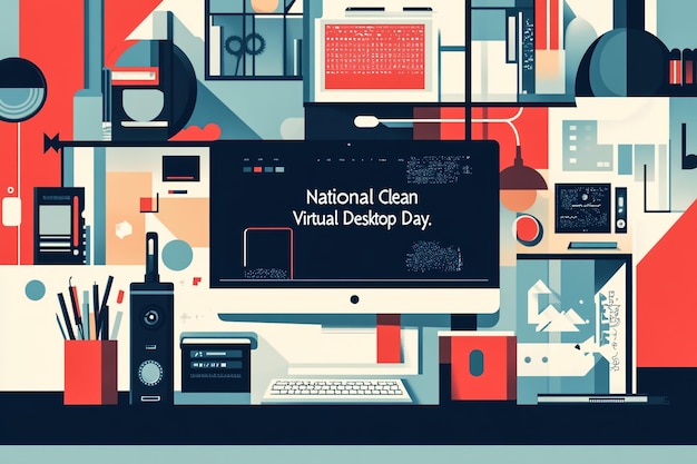 Photo national clean your virtual desktop day