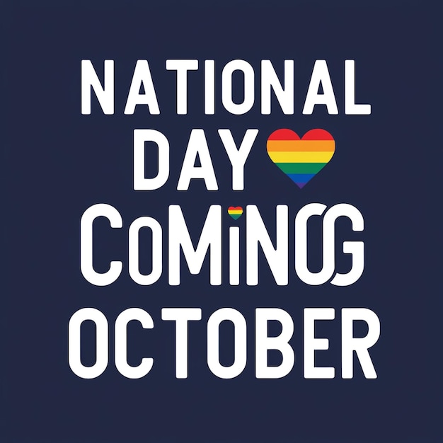 National Coming Out Day Awareness Vector Illustration