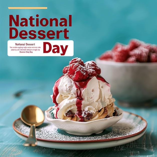 National Dessert Day promotional Instagram post