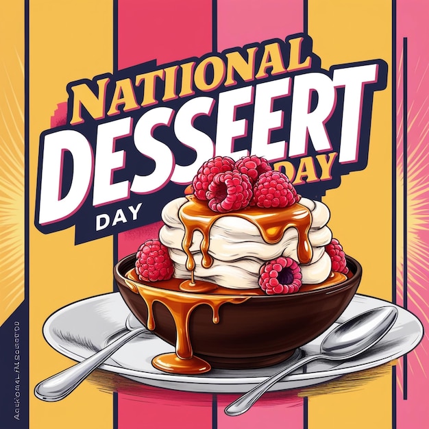 National Dessert Day Promotional Instagram Post