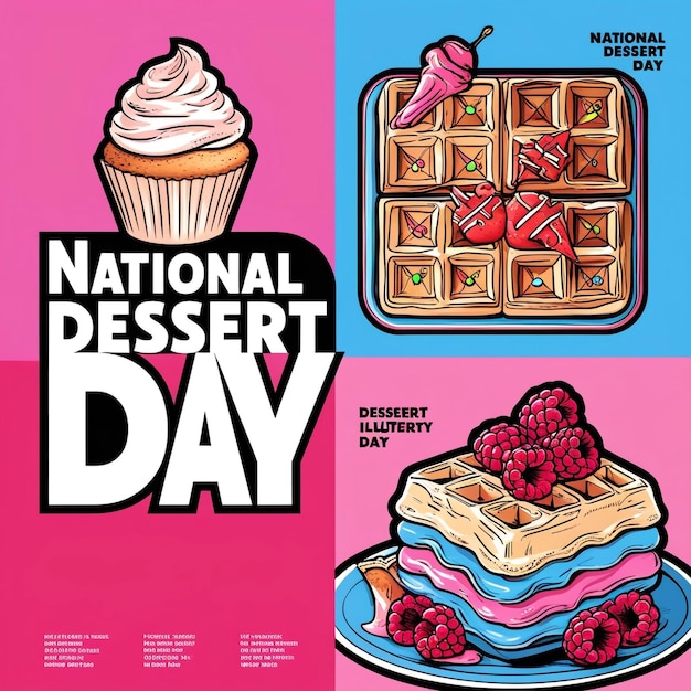 National Dessert Day Promotional Instagram Post