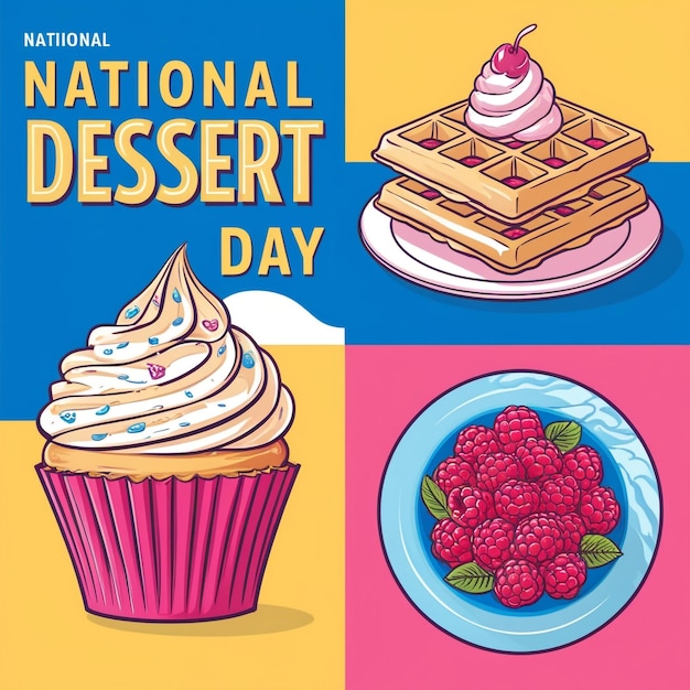 National Dessert Day Promotional Instagram Post