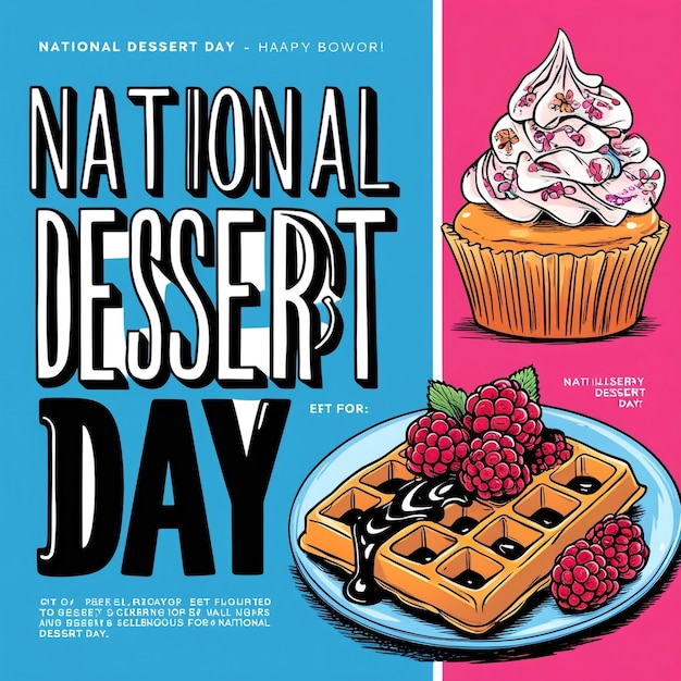 National Dessert Day Promotional Instagram Post