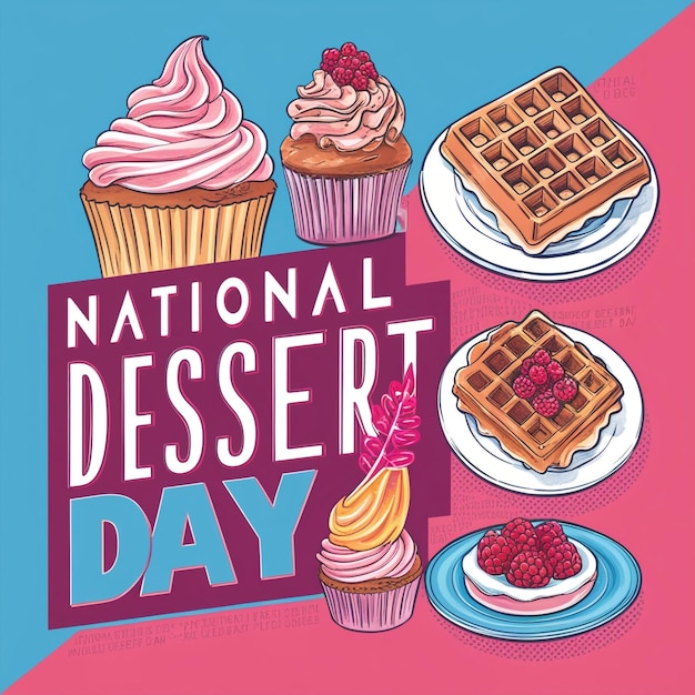 National Dessert Day Promotional Instagram Post