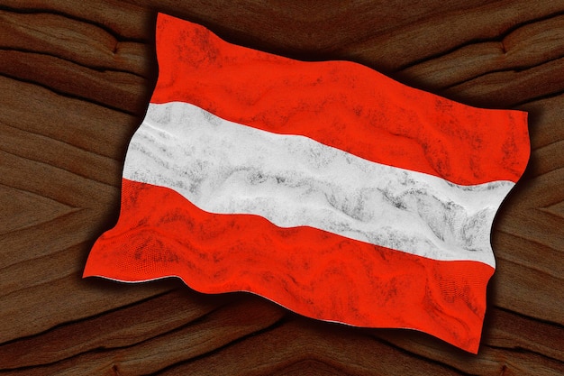 National flag of Austria Background with flag of Austria