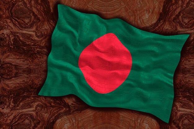 National Flag of Bangladesh Background with flag of Bangladesh