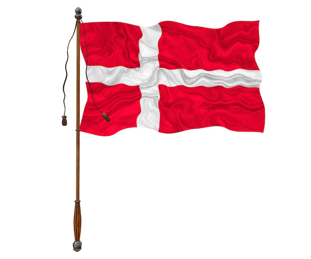 National flag of Denmark Background with flag of Denmark