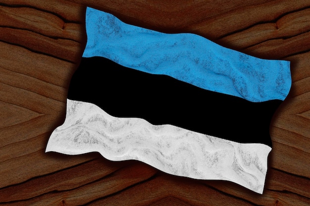 National Flag of Estonia Background with flag of Estonia