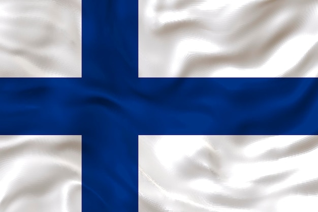 National Flag of Finland Background with flag of Finland