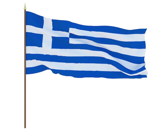 National flag of Greece Background for editors and designers National holiday