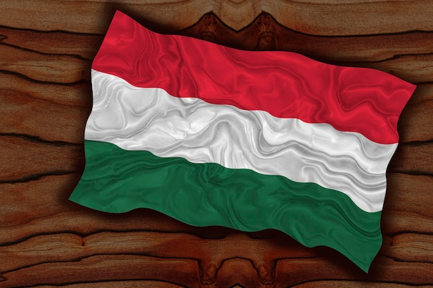 National flag of Hungary Background with flag of Hungary