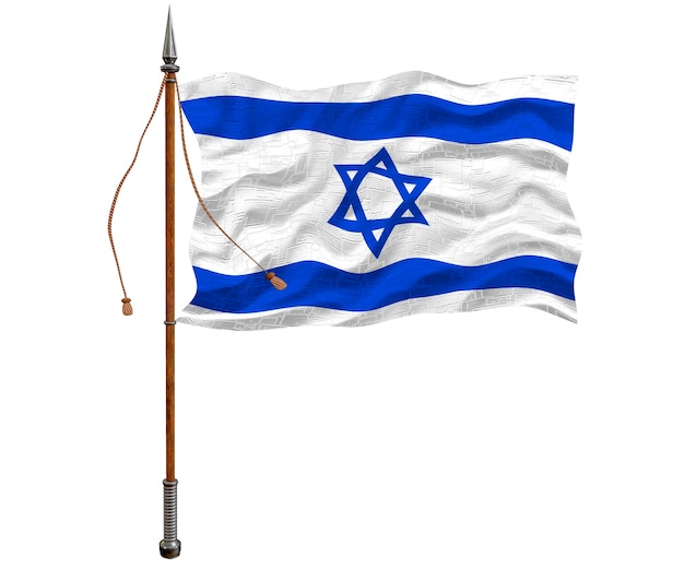 National flag of Israel Background with flag of Israel