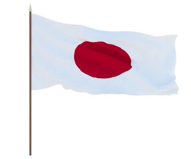 National flag of Japan Background for editors and designers National holiday