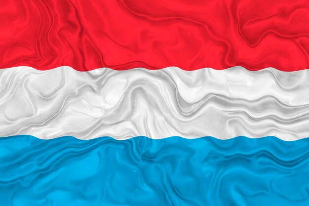 National flag of Luxembourg Background with flag of Luxembourg