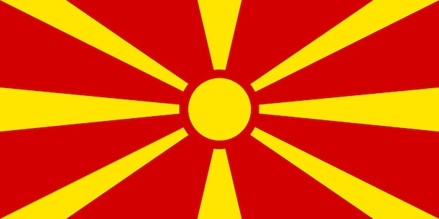 National flag of Macedonia Background with flag of Macedonia