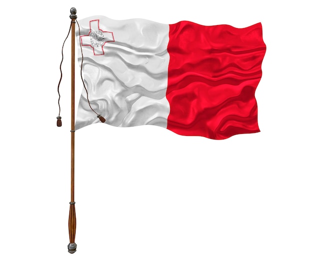 National flag of Malta Background with flag of Malta