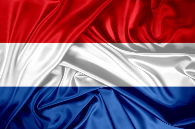 National flag of Netherlands hoisted outdoors Netherlands Day Celebration 3D rendering