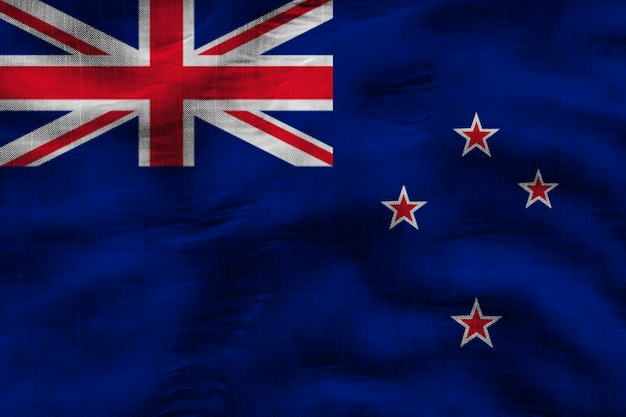 National flag of New Zealand Background with flag ofNew Zealand