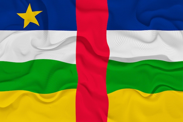 National flag ofCentral Arican Republic Background with flag ofCentral Arican Republic