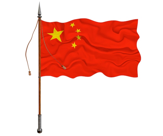 National flag of the People's Republic of China Background with flag of the People's Republic of China