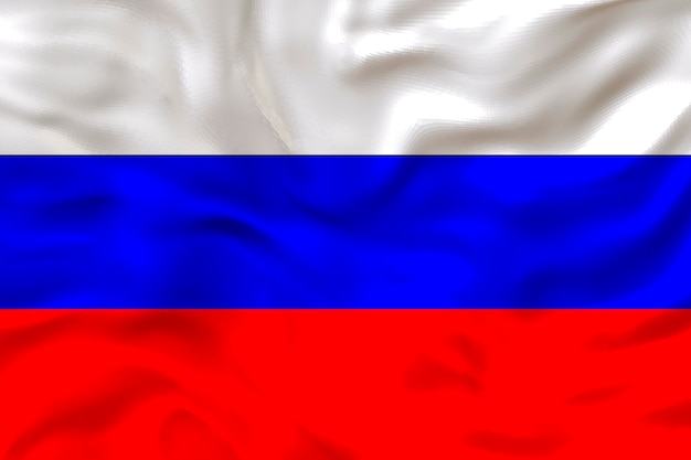 National Flag of Russia Background with flag of Russia