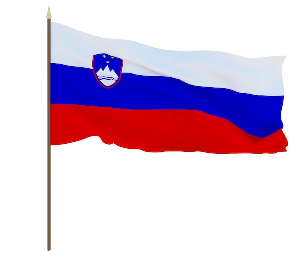 National flag of Slovenia Background for editors and designers National holiday