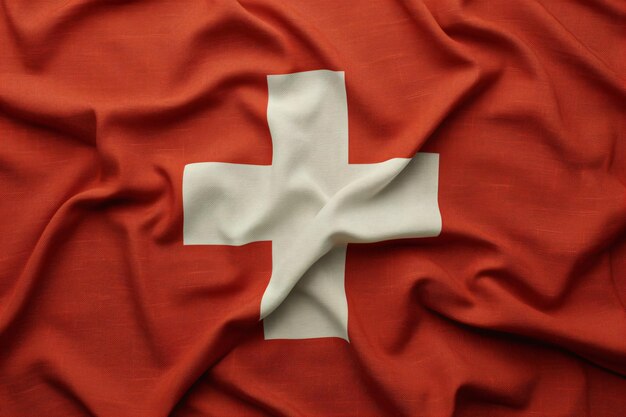 Photo national flag of the switzerland swiss national day symbol of freedom