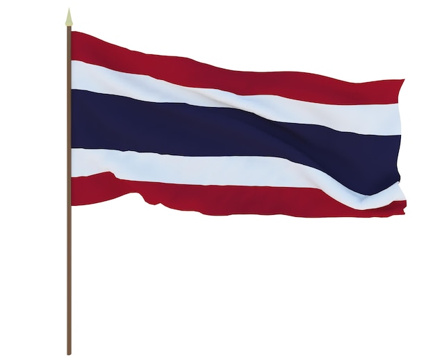 National flag of Thailand Background for editors and designers National holiday