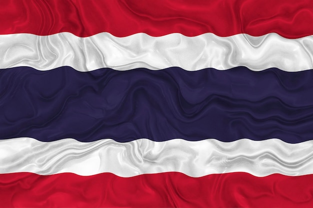 National flag of Thailand Background with flag of Thailand