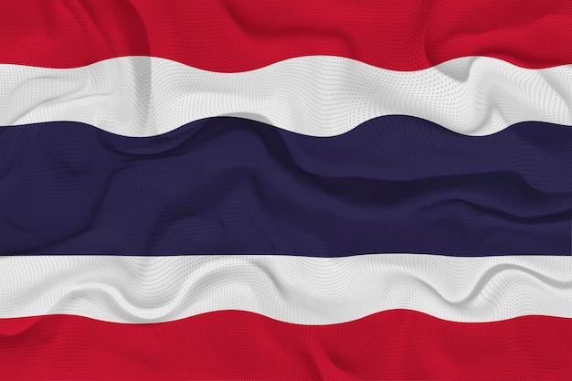 National flag of Thailand Background with flag of Thailand