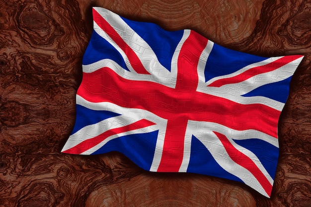 National flag of United Kingdom Background with flag of United Kingdom