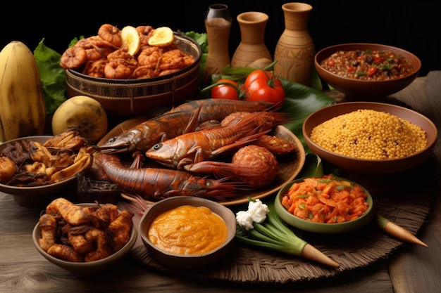 National food of Benin Dahomey