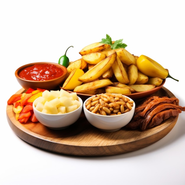 National food of Eswatini with white background hig