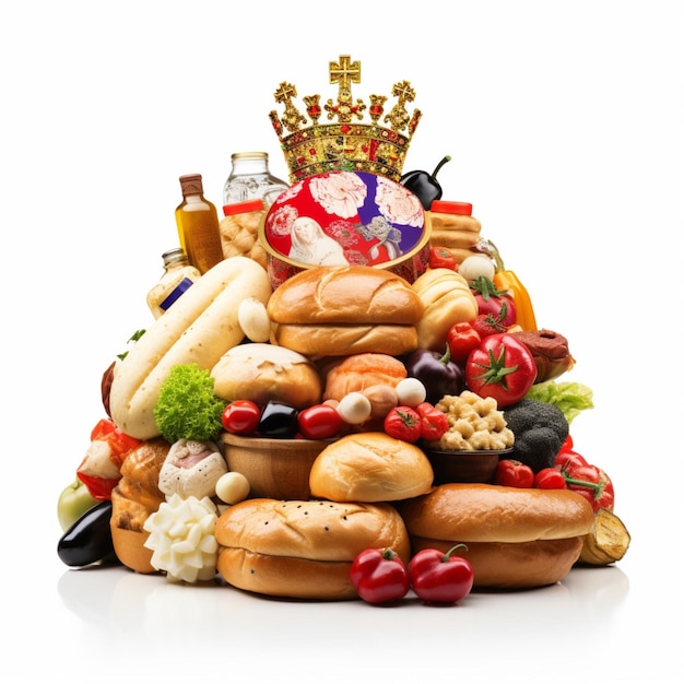 National food of Kingdom of SerbiaYugoslavia with w