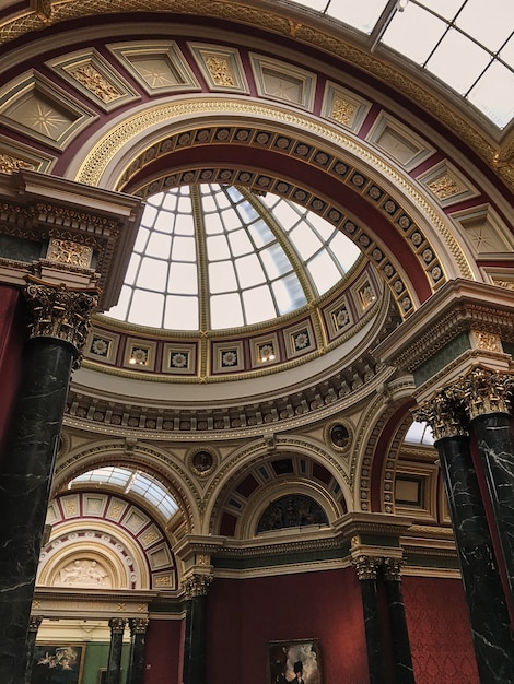 The National Gallery located at Trafalgar Square