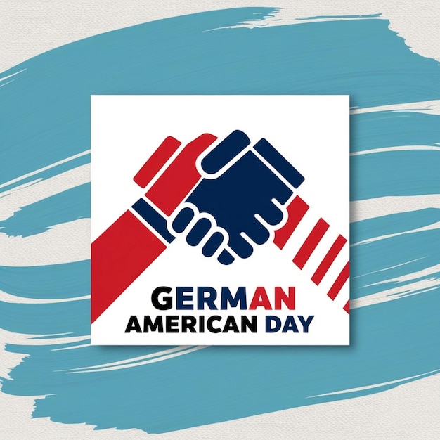 Photo national german american day october 6 background vector illustration