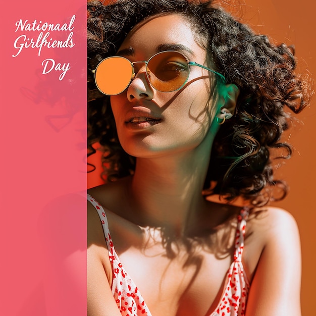 Photo national girlfriends day promotional instagram post