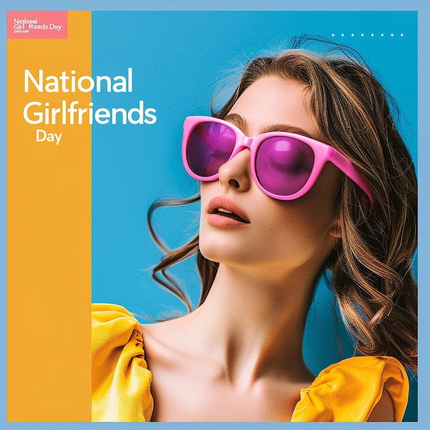 National Girlfriends Day promotional Instagram post