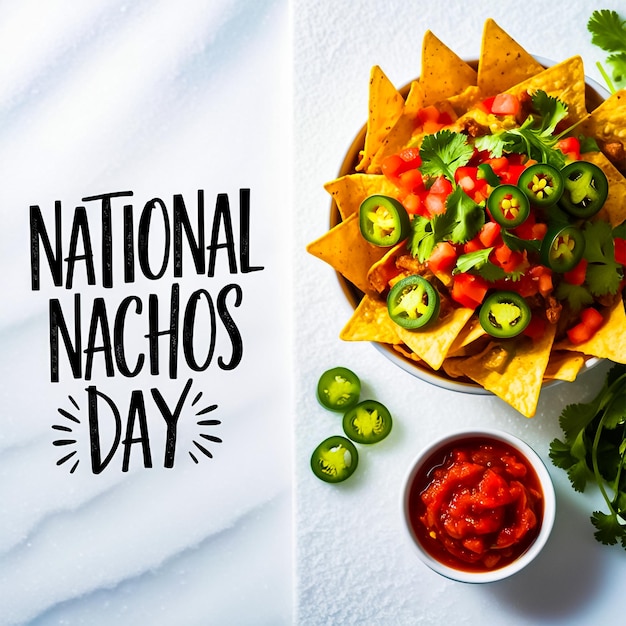 National Nachos Day social media post banner