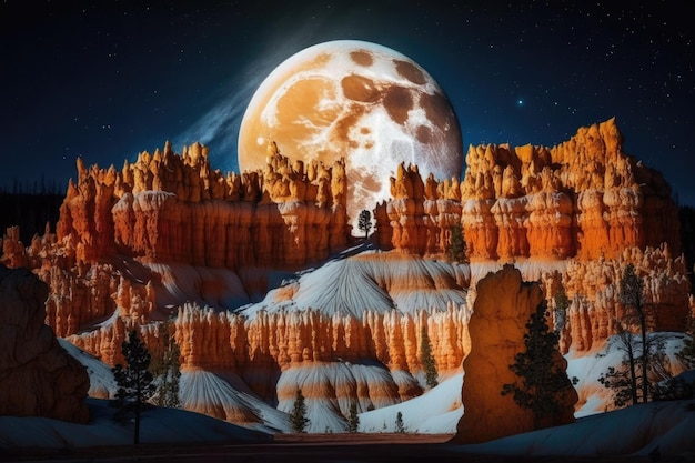 The National Park of Bryce Canyon