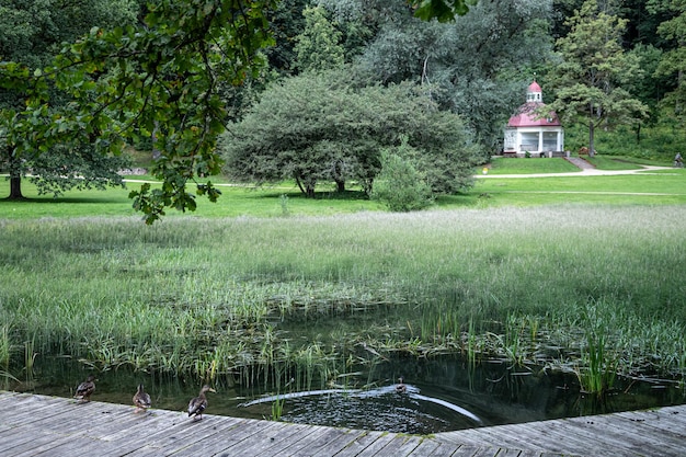 National Park of Sigulda Latvia near Gutmans Cave