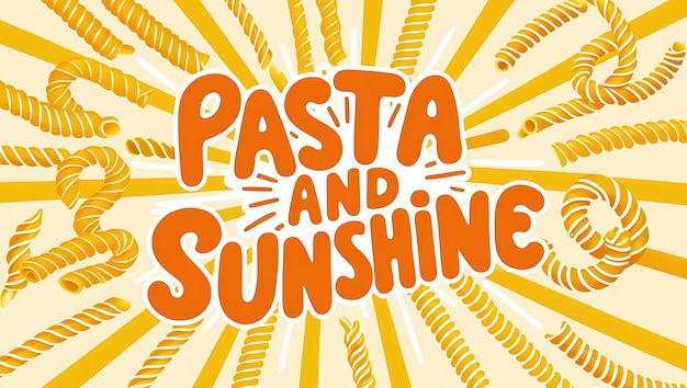 National Pasta Day celebration illustration background banner